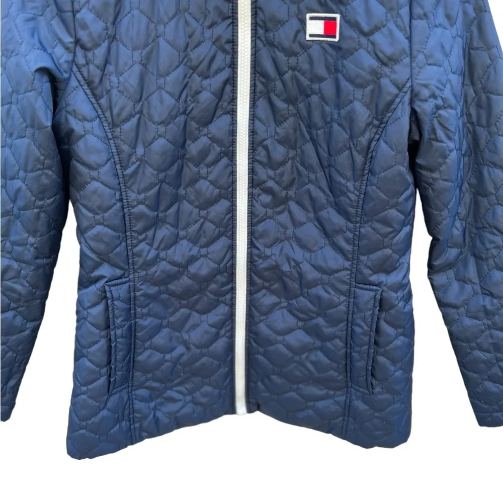 Tommy Hilfiger Classic Navy 3-In-1 All Weather Quilted Jacket Size Small - Picture 3 of 13